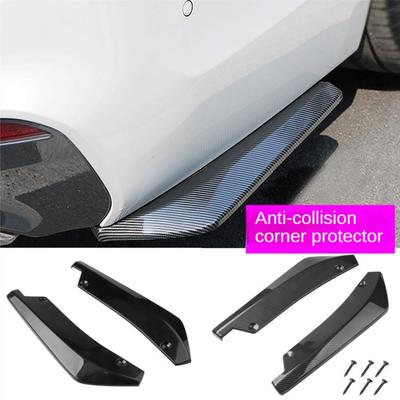 Universal Car Front Rear Bumper Strip Lip Spoiler Diffuser Splitter Scratch Protector Carbon Fiber Winglets Side Skirt