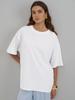 Oversized White Basic T-Shirt