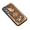 Bewood Wooden Case for Samsung Galaxy S23 Wind Rose Merbau