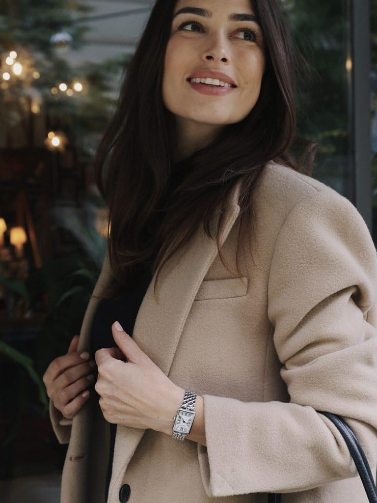 Reloj Frederique Constant Classic Art Deco Carre para Mujer FC-200MPW2AC6B [Importación Oficial]