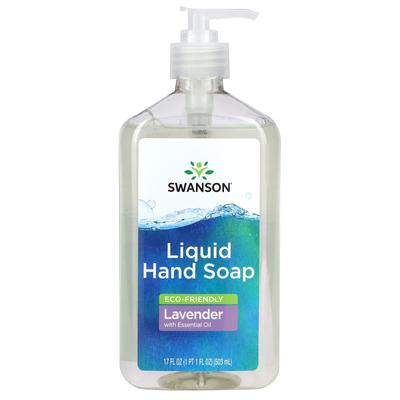 Liquid Hand Soap, Lavender, 17 Fl Oz (503 Ml)