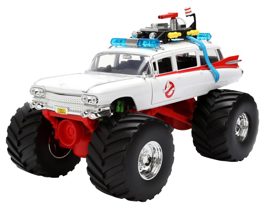 

Kyosho Jada Toys Hollywood Rides Series Scale Ghostbusters Monster Truck JADA35943 1/24 ECTO-1 (Finished Model)