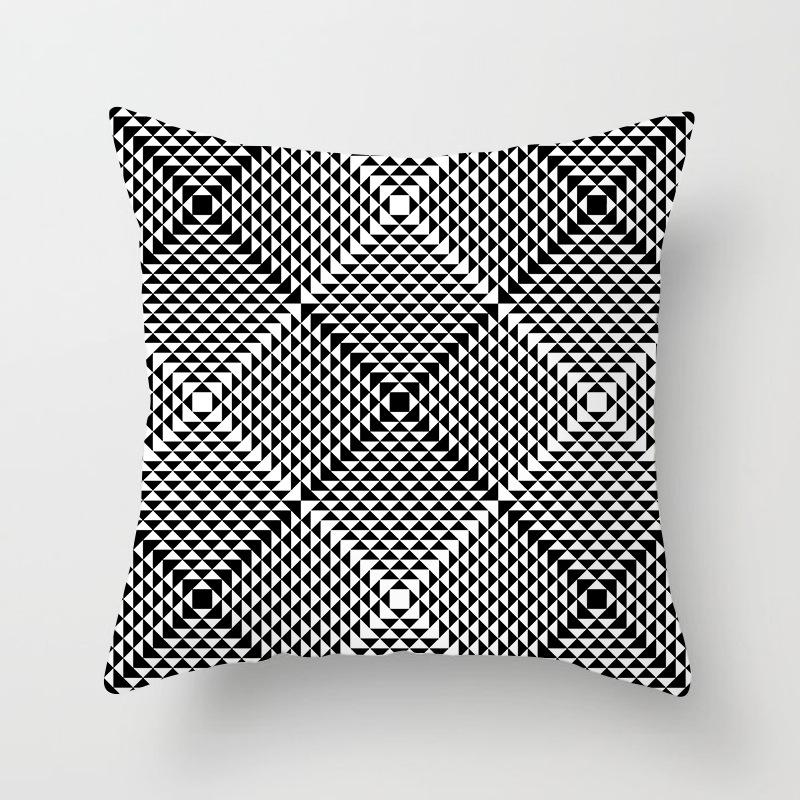 Home Furnishings Sofa Pillow Cover Modern Simple Geometric Abstract Cushion Cover Cushion Cover