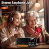 Kleine Radios, tragbar, AM FM, unterstützt MP3-Wiedergabe über USB-Flash-Disk/Micro-SD-Karte, digitale Tasten, Bassmembran-Taschenradio mit ausgezeichnetem Empfang