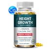 Growth Support Formula Supplement with L-Arginine, Calcium, Zinc & Vitamin D3, 120 Caps