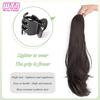 WTB Synthetic Ponytail Wig Female Micro-curly Long Hair High Ponytail Senior Natural Long Curly Hair Fake Braid