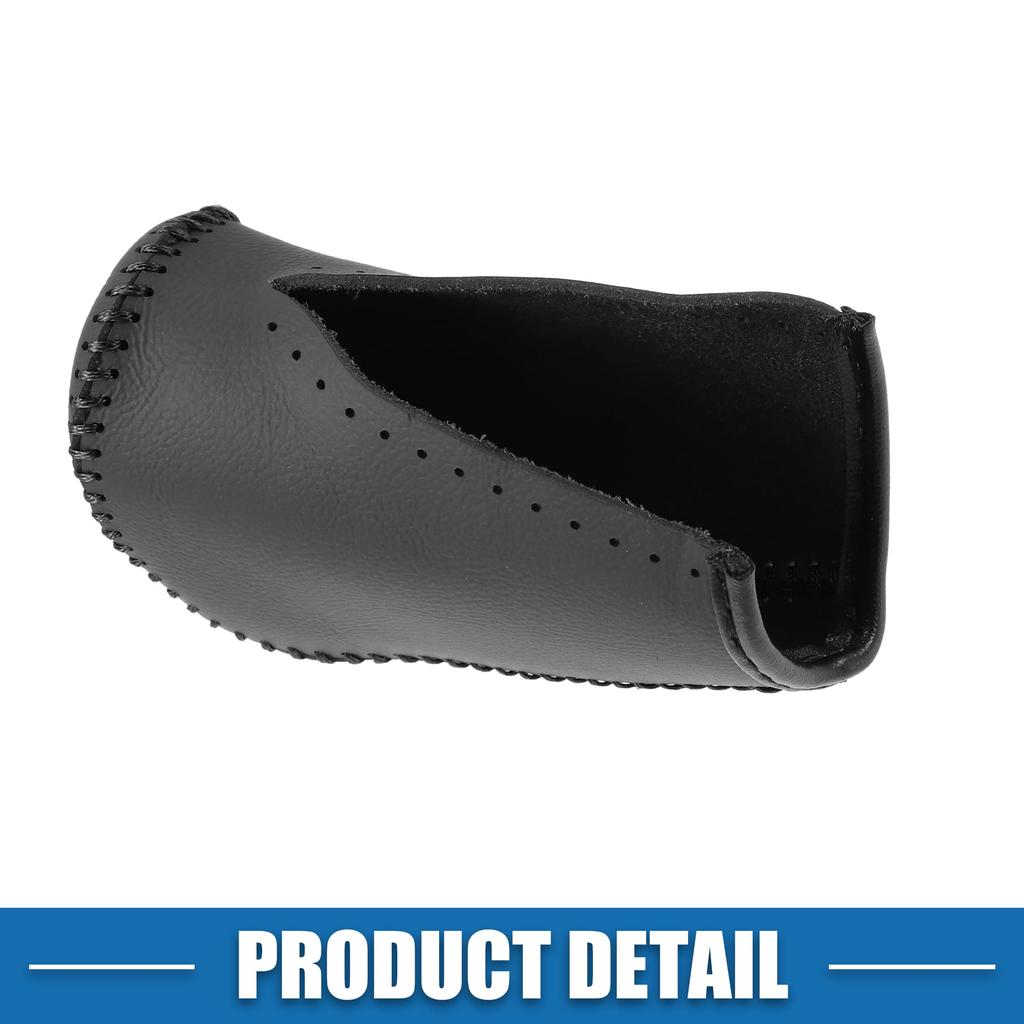 A ABSOPRO Speed Shift Knob Cover Automatic Transmission Lever Trim PU Black