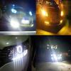 4pcs Auto DRL12V Led Eagle Eye Silver Shell Bulb DayTime Running Turn Signal Lights 18mm Backup Reversing Parking Lamp Fog Light