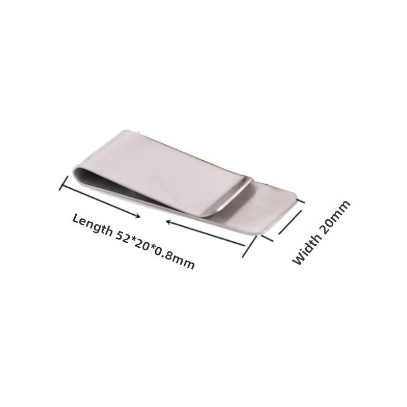 Stainless Steel Ticket Clip Wallet For Men Creative Metal Money Clip Slim Design