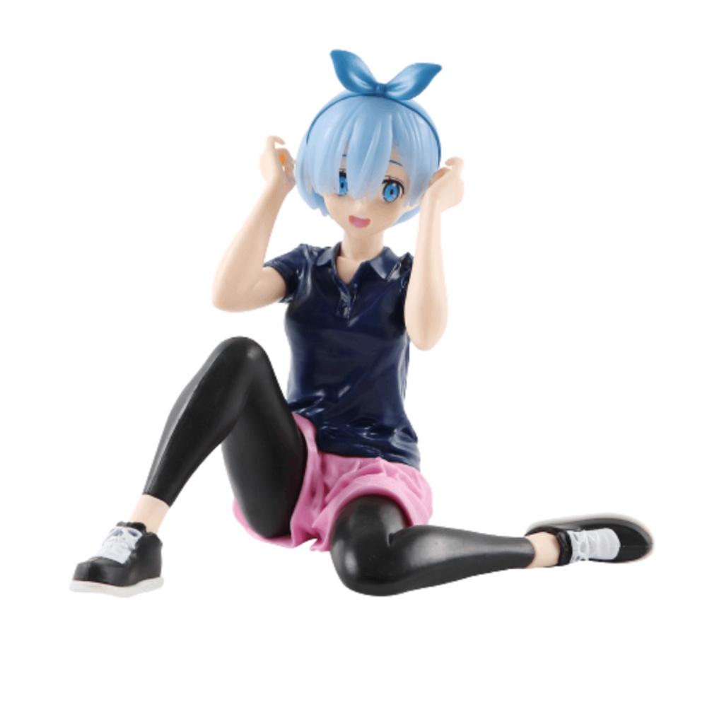 Trendy Rem Ram Handheld Anime Collectible Model Pvc Toy For Fans