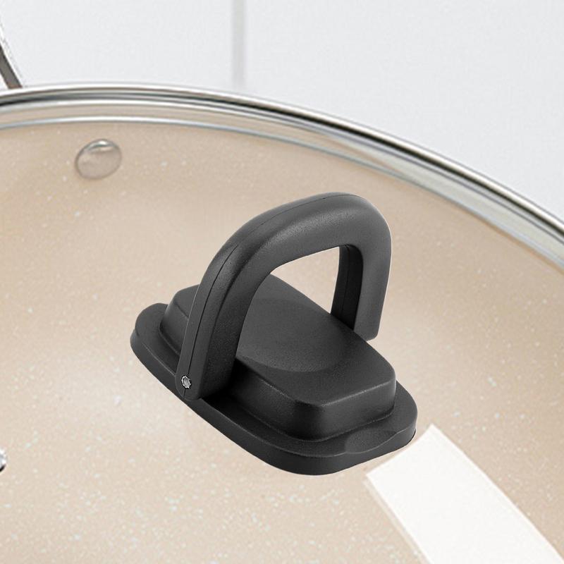 Pot Lid Knob Handle Foldable Pan Cover Handle Pot Lid Knob Grip Folding Grip Handle Glass and Steel Lids Holding Knob Easy