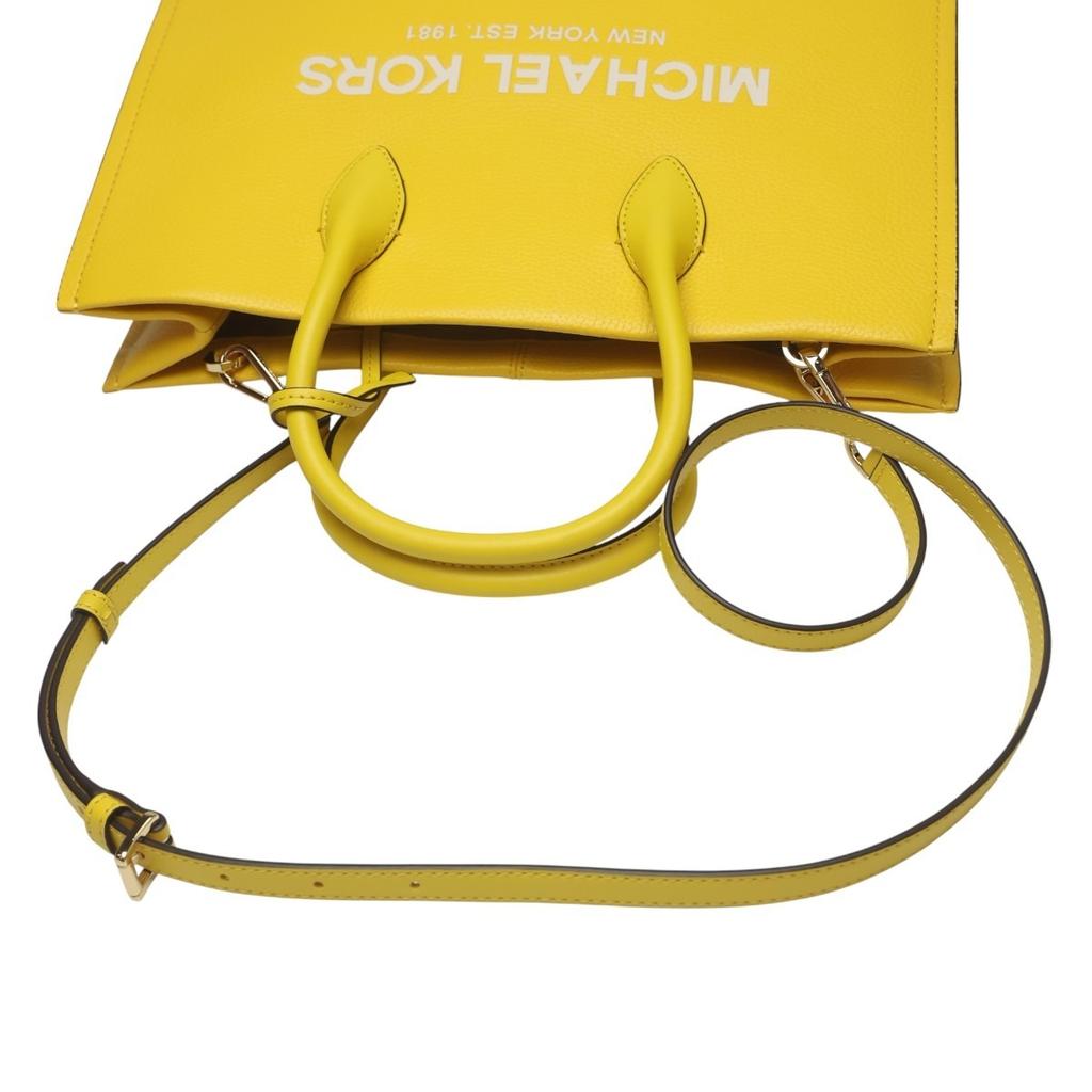 Michael Kors Shoulder Bag Handbag Cowhide yellow Women Used