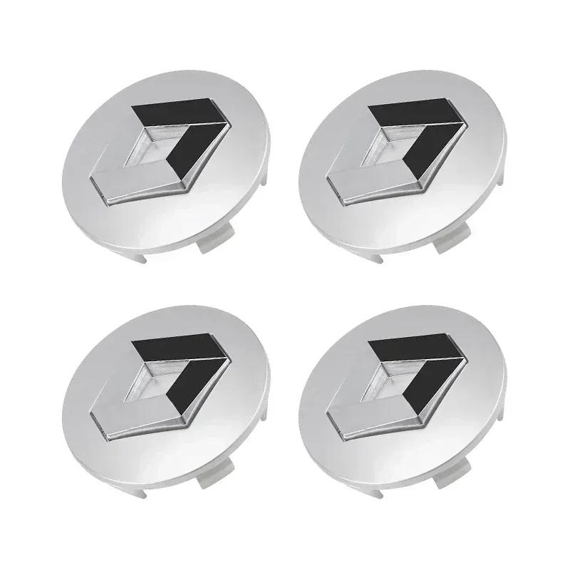 2026 Hot For Renault Hub Caps 4PCS 57mm 60mm Car Tire Center Hub Cap Logo Sticker Rim Cap Badge For Renault Megane 2 3 Clio 4 Tr