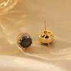 Light Luxury Temperament S925 Silver Stud Earrings Fashion High-End Versatile Earrings for Women Simple Elegant
