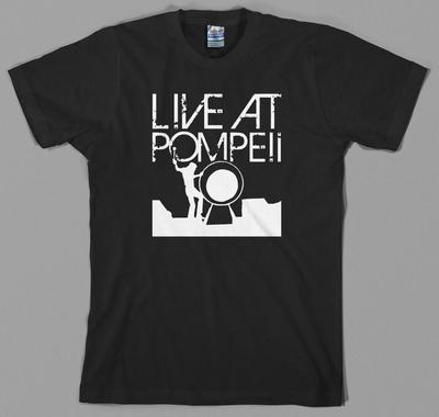 Pink Floyd'dan İlhamla Pompeii'de Canlı The Wall Syd Barrett David Gilmour Unisex Tişört