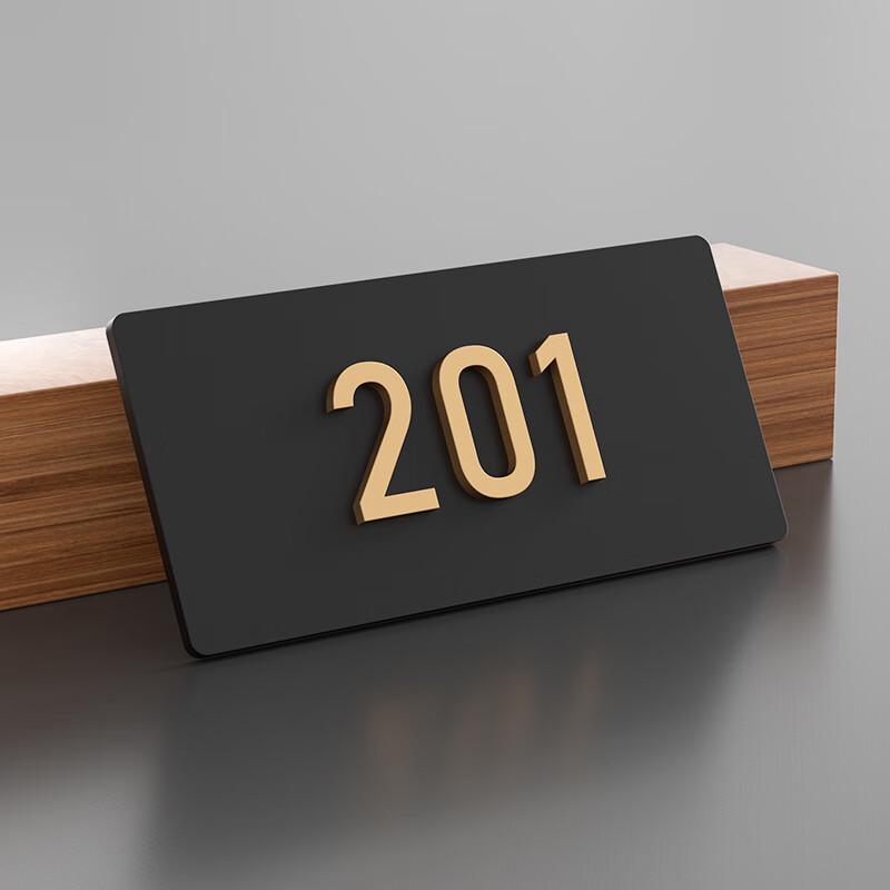 Премиальная акриловая номерная табличка для двери Ally