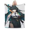 ZZZ Ellen Nicole Miyabi Plush Blanket Girls Boys  Flannel Throw Blanket For Couch Chair Super Warm Custom Quality Bedspread Gift