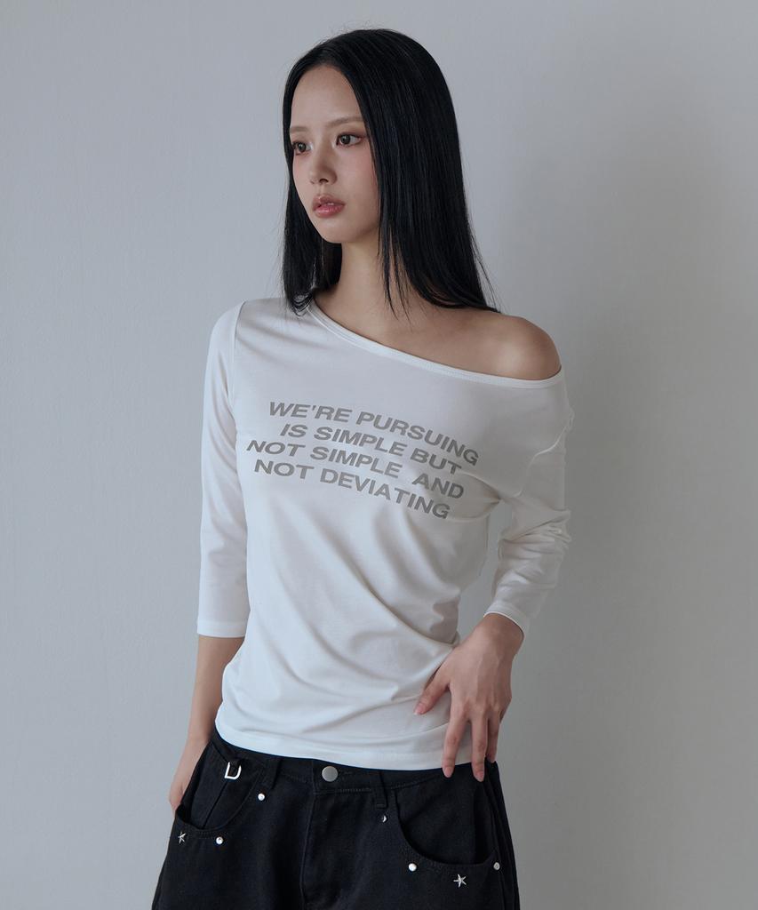 5OML Not Simple Long Sleeve (Ivory)