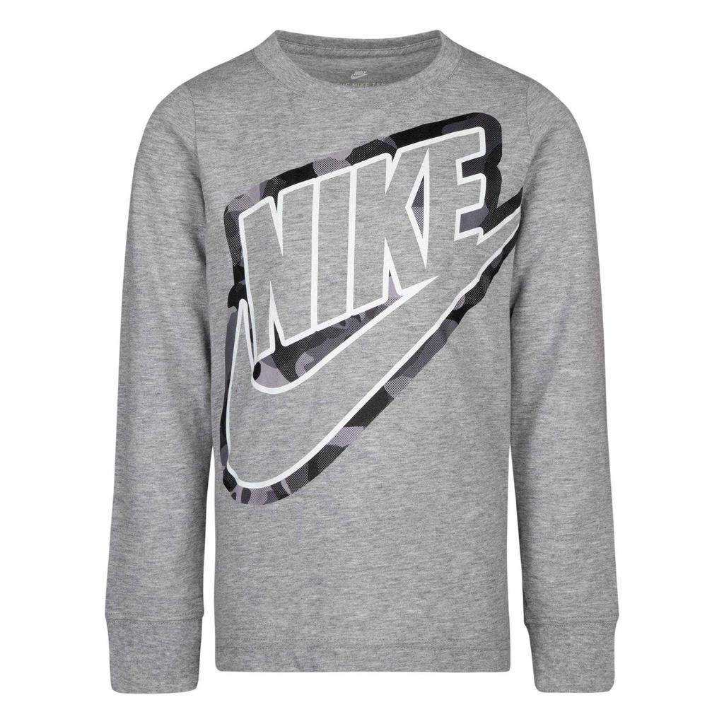 Nike Childrens/Kids Outline Camo Long-Sleeved T-Shirt