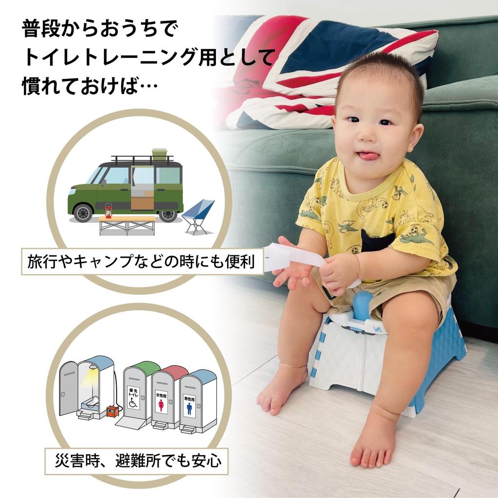 Portable Includes 20 Light Ideal for Outdoor Use and Disaster Preparedness Kids' Potty, Foldable, Portable, Easy-to-Use, Odor-Resistant Bags, Pink,