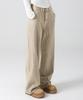 AVANDRESS Herringbone Wide Pants Beige