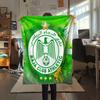 Rajakasablanca Sports Club  Print Flannel Blanket, High Quality Comfortable for All Seasons, Home Decor, Warmth and Comfort