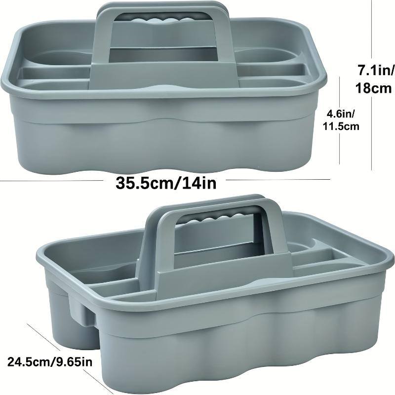 Multi-Compartments Plastic Organizer Hand Tool Basket Easy to Use Toolbox Cleaning Basket for Home And Garden Tools