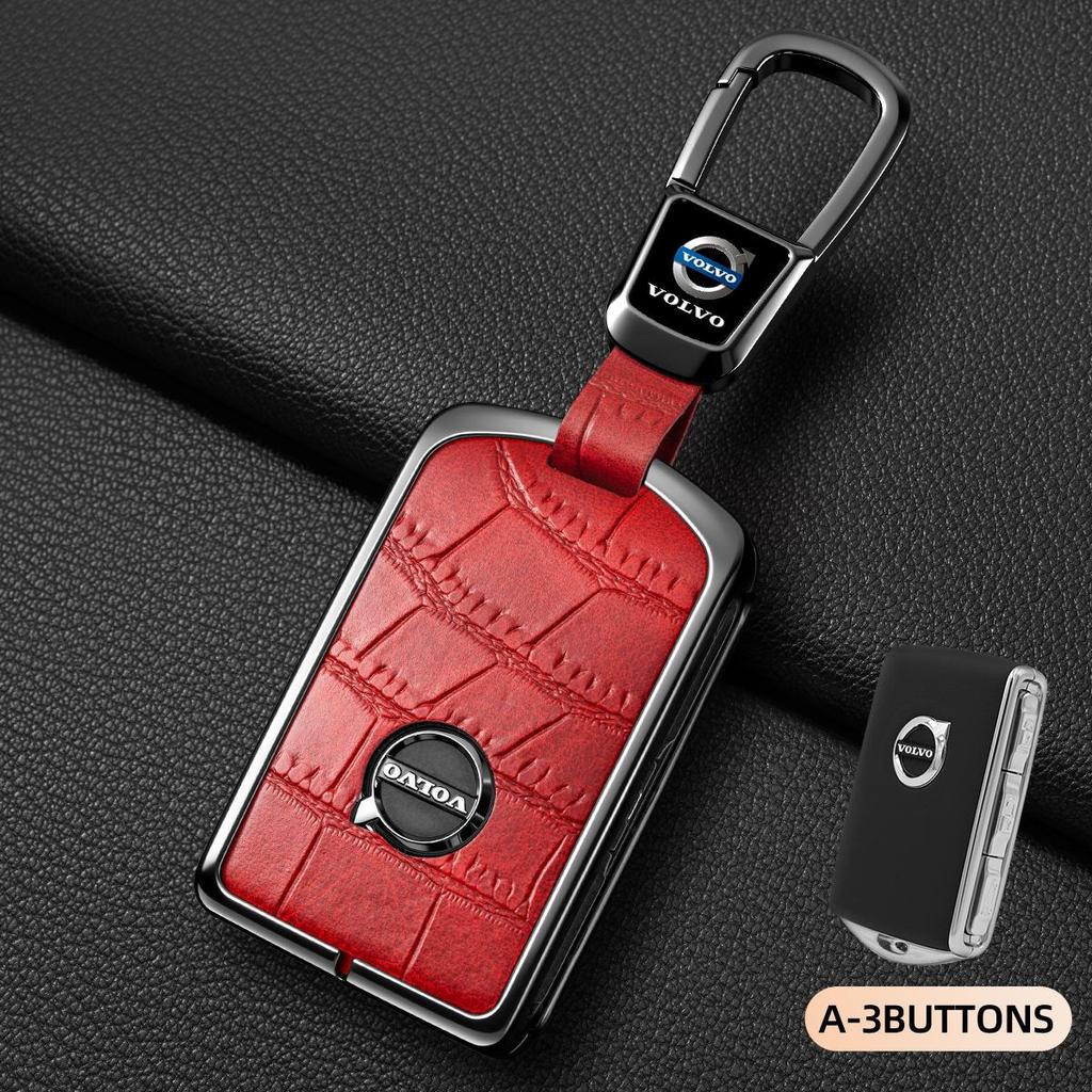 Volvo Alloy Key Case for XC60, S90, S60, XC40, XC90, V60, V90 Models