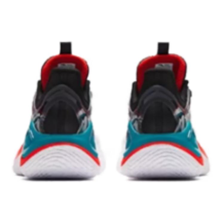 Anta Kids Professional Basketball Shoes Kids Sneakers White Black Green 312421112-1