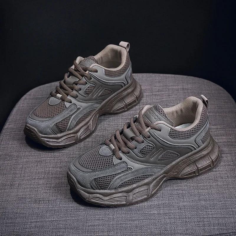 Modische Damen-Sneaker Outdoor Bequeme Mesh Atmungsaktive Laufschuhe Hohe Qualität Designer Lässige Plateau-Tennisschuhe