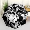 1PC BTS Custom Name Automatic Open/Close, 8-Rib Durable Frame Compact Travel Umbrella for Men & Women D1222038