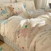 LILANG Cartoon Bear Four-Piece Bedding Set