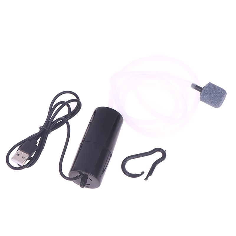Usb Aquarium Air Pump With Air Stone And Silicone Tube Energy Saving Oxygen Pump For Aquarium Fishing