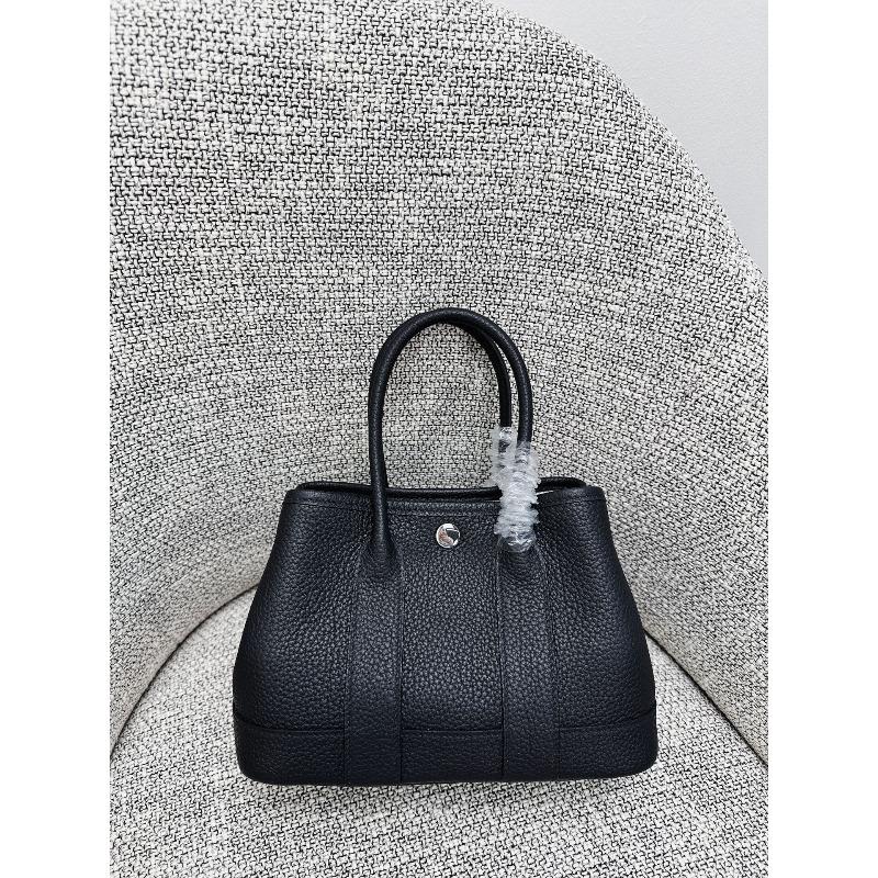 Borsa da giardino cucita a mano con filo cerato, ferramenta interamente in acciaio, borsa da donna portatile in pelle bovina primo strato con motivo a collo di mucca Ntogo