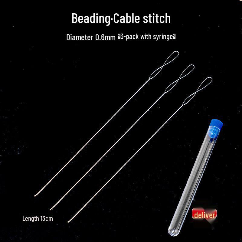 Twisted Beading & Threading Needle Set for DIY Handmade Jewelry