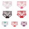 4Pcs Plus Size Lace Flower Underpants Transparent Underwear for Women Lace Seamless Briefs  Gifts