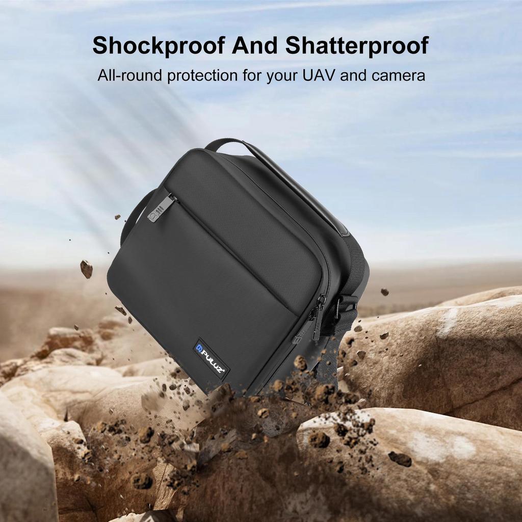 PULUZ Fat Cow Crossbody Drone and Camera Bag for DJI Mini Series/Osmo Pocket