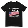 Memorial Day USA Flag Remember Honor Patriot Men Women Kids T-Shirt