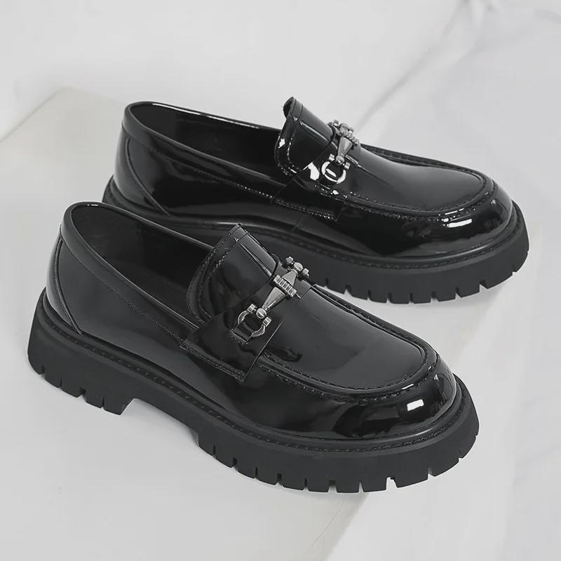 2025 Slip-On Loafers: Height-Boosting Large Size Shoes for Teenagers and Men