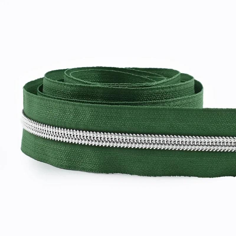 Meetee 1-10M 5# Nylon Zippers for Bag Shoes Garment Plasic Roll Zipper By The Meter Decor Zips Repair Kit DIY Sewing Accessories