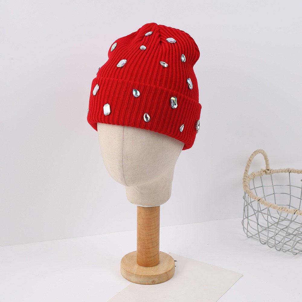 Custom Luxury Casual Autumn Winter Knitted Beanie Hat Soft Warm Black Acrylic Unisex Adults Hand Embroidery Common