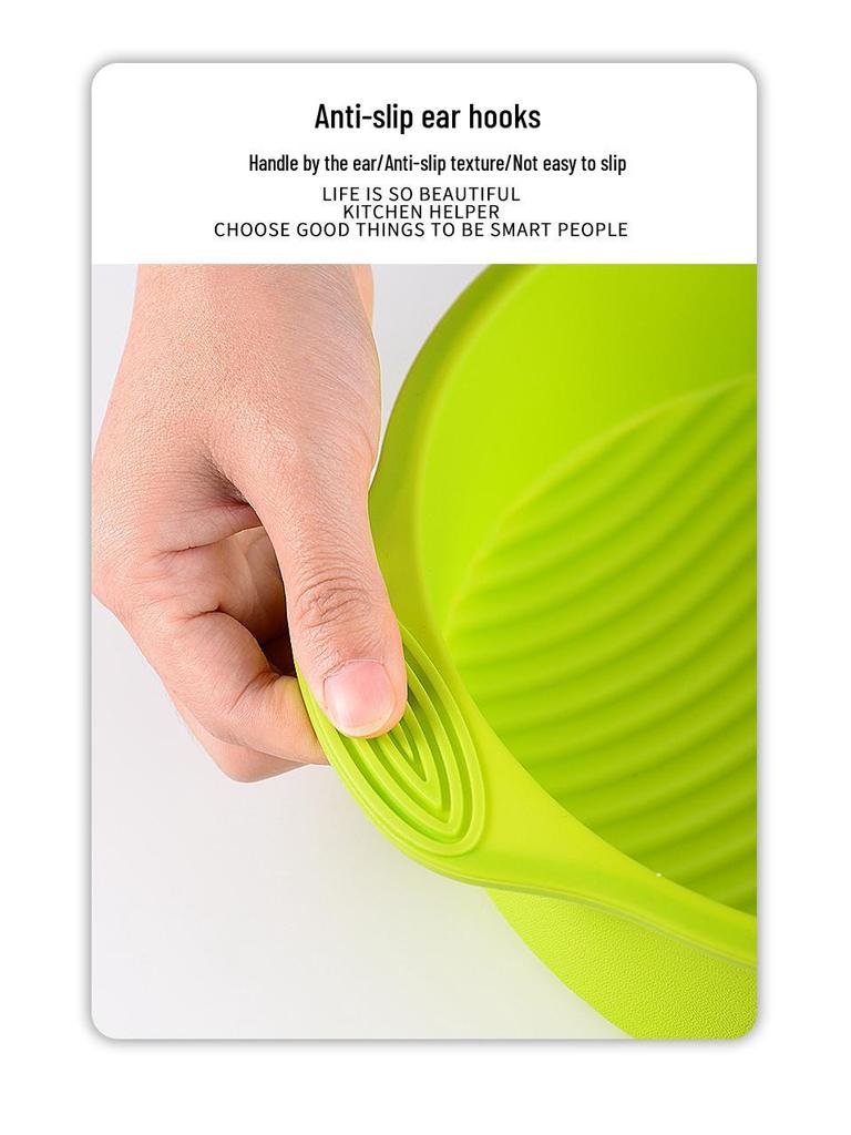 10-Inch Food Grade Silicone Chiffon Cake Mold - Easy Release Baking Tool