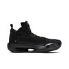 Air 34 Grundschule 'Black Cat' (Unisex) Schwarze / Dunkle / Rauchgraue / Elektrisch Grüne Kinder Basketballschuhe BQ3384 003