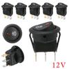 On Off Rocker Switch Red Led Fog Light Lamp Symbol Car Van Truck 23Mm Dc 12V 20A Abs Plastic Fit For Car Van Truck