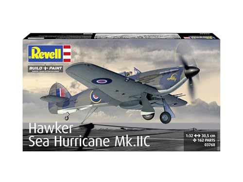 German Revell 1/32 Hawker Sea Hurricane Mk.IIC Plastic Model Kit 03768 (Airplane)