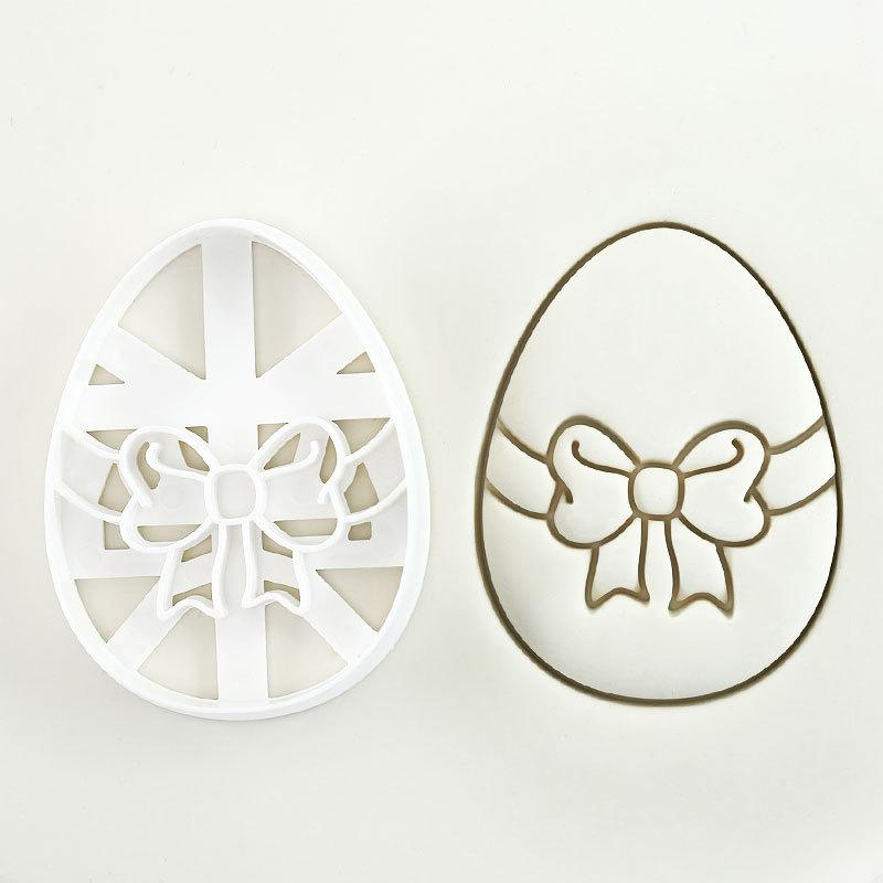 Oster-Ausstecher Kaninchenform Stempel Kinder-Osterparty Hase Präger Keksform Backwerkzeug Osterdekorationen Zubehör