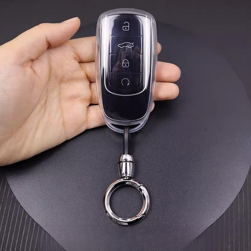 Soft TPU Key Cover for Chery Tiggo 8/9, Arrizo 5/8, Omoda 5, Jaecoo J7 - Clear Case