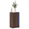 VidaXL Buffet with LED Brown Oak 42.5x34x85 Cm Engineered Wood, Storage Furniture, Kitchen Storage Furniture, 852144