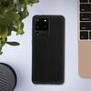 Protection Pack - TONTS - SAMSUNG GALAXY S20 ULTRA - Black Silicone - Tempered Glass - Soft Case