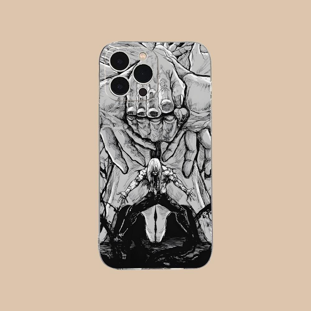 JJK Mahito Phone Case for iPhone 17 16 15 14 13 12 11 X XR XS Air Pro Max Plus Mini Soft TPU Clear Cover